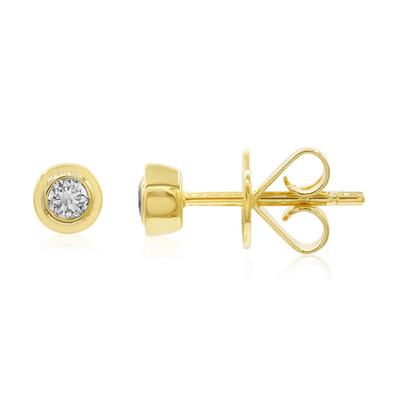 18K VVS1 (E) Diamond Gold Earrings (adamantes [!])