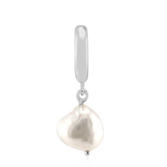 White Freshwater Pearl Silver Pendant (TPC)