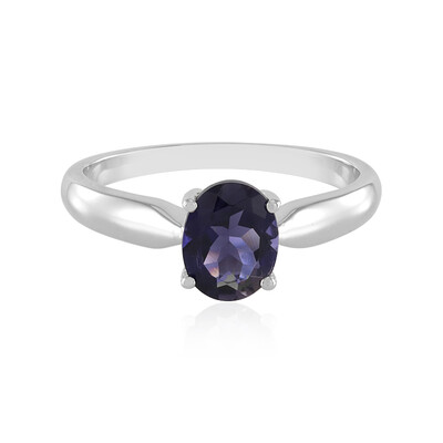 Iolite Silver Ring