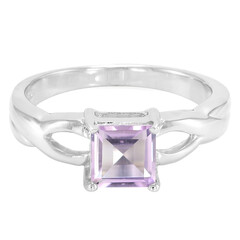 Rose de France Amethyst Silver Ring