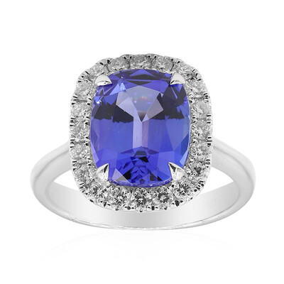 18K AAA Tanzanite Gold Ring (CIRARI)