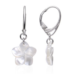 Mother of Pearl Silver Earrings