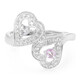 Pink Sapphire Silver Ring