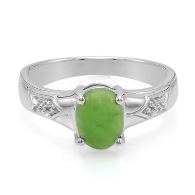 Imperial Chrysoprase Silver Ring