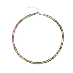 Tourmaline Silver Necklace