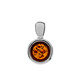 Baltic Amber Silver Pendant (dagen)