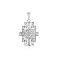 Zircon Silver Pendant