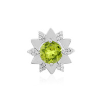 Arizona Peridot Silver Pendant