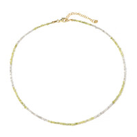 Yellow Diamond Silver Necklace