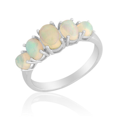 Welo Opal Silver Ring