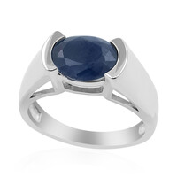 Blue Sapphire Silver Ring