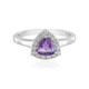 Siberian Amethyst Silver Ring