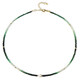 Brazilian Emerald Silver Necklace (Riya)