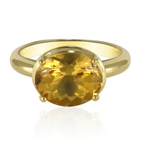 9K Golden Beryl Gold Ring