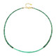 Zambian Emerald Silver Necklace