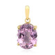 9K Patroke Kunzite Gold Pendant