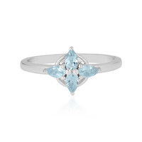 Sky Blue Topaz Silver Ring