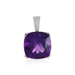 Siberian Amethyst Silver Pendant