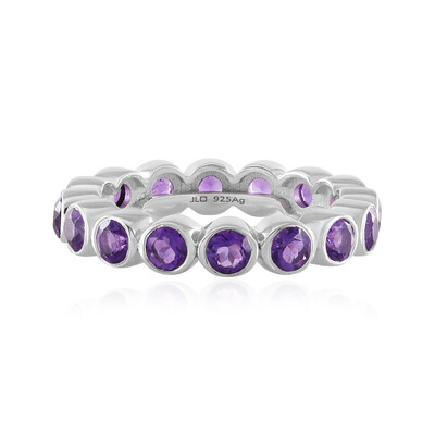 Moroccan Amethyst Silver Ring