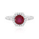 Bemainty Ruby Silver Ring