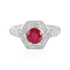 Madagascar Ruby Silver Ring