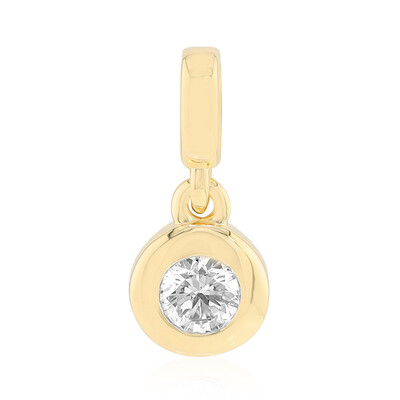 9K SI1 (G) Diamond Gold Pendant (Annette)