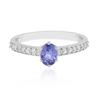 Tanzanite Silver Ring