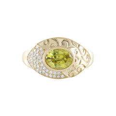 9K Sphene Gold Ring