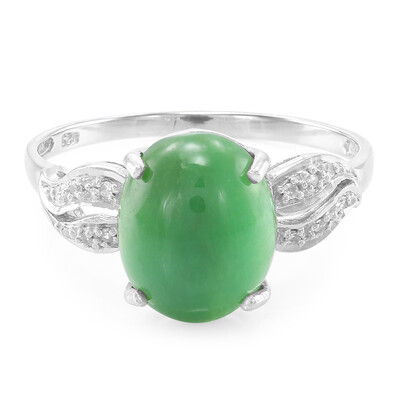 Imperial Chrysoprase Silver Ring