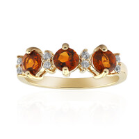 Madeira Citrine Silver Ring