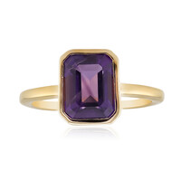 Zambian Amethyst Silver Ring