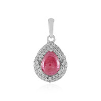 Madagascar Ruby Silver Pendant