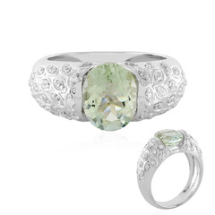 Green Amethyst Silver Ring (SAELOCANA)