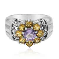 Amethyst Silver Ring