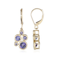 9K Tanzanite Gold Earrings (KM by Juwelo)