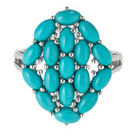 Sleeping Beauty Turquoise Silver Ring