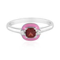 Mozambique Garnet Silver Ring