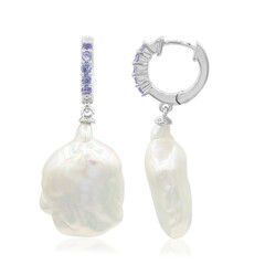 Freshwater pearl Silver Earrings (TPC)