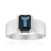 London Blue Topaz Silver Ring (Pallanova)