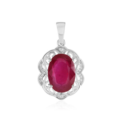 9K Madagascar Ruby Gold Pendant (SUHANA)