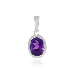 Moroccan Amethyst Silver Pendant