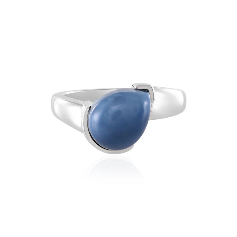 925 Sterling Silver Ring w/Blue Opal selling