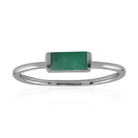 Brazilian Emerald Silver Ring