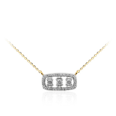 18K SI1 (G) Diamond Gold Necklace (Annette)