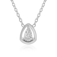 I2 (J) Diamond Silver Necklace