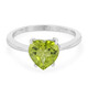 Manchurian Peridot Silver Ring