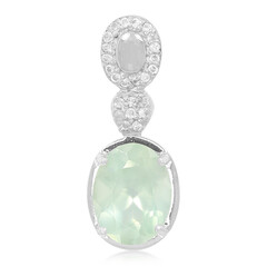 Prehnite Silver Pendant