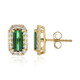 Benedito Green Tourmaline Silver Earrings