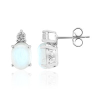 Aquamarine Silver Earrings