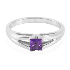 Zambian Amethyst Silver Ring